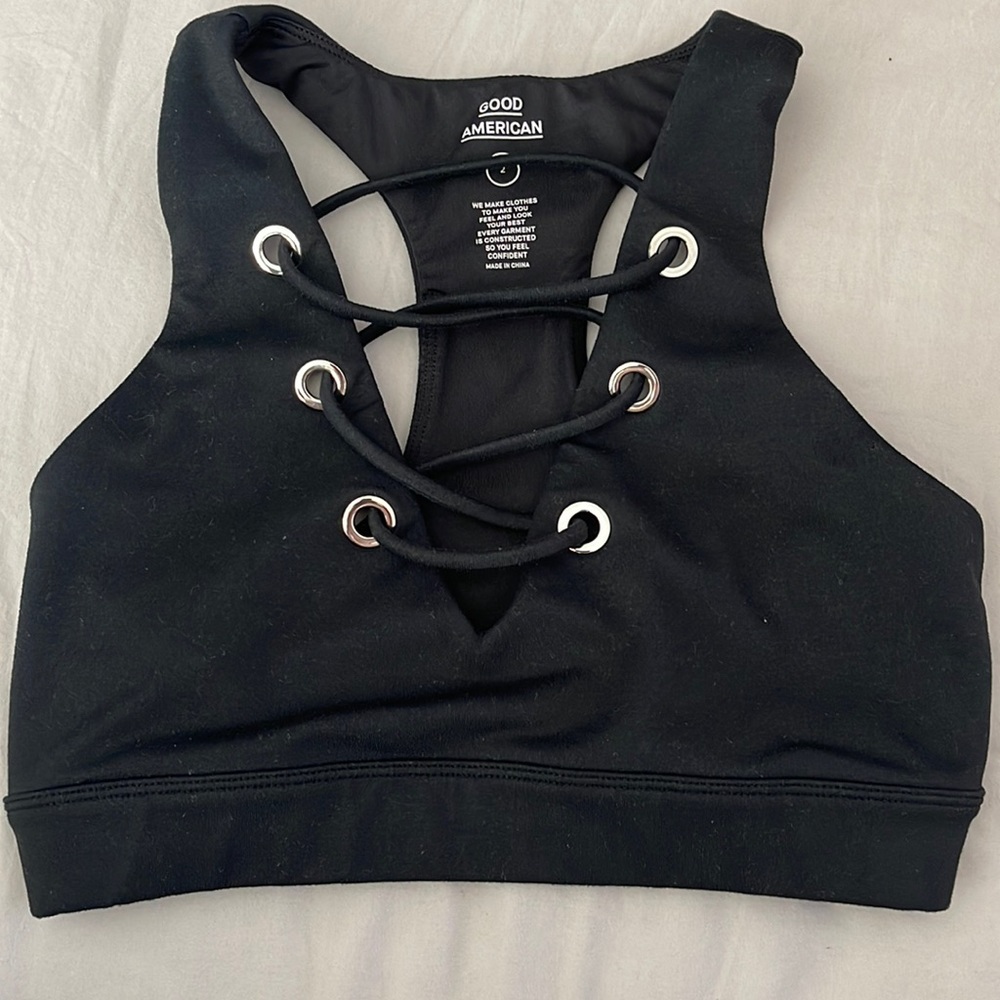 COPY - Good American sports bra black